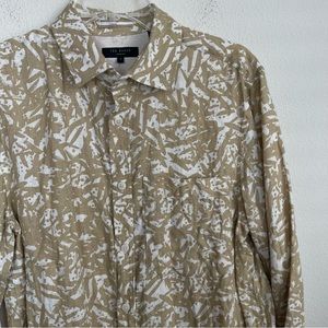 Ted Baker London Linen Ordinary Collection Button Down LS Shirt